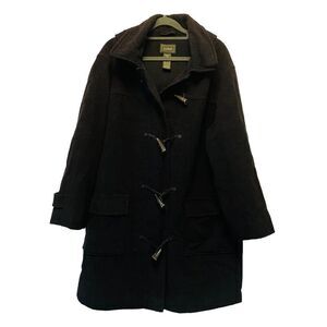 Vintage L.L. Bean Wool Blend Thinsulate Toggle Coat